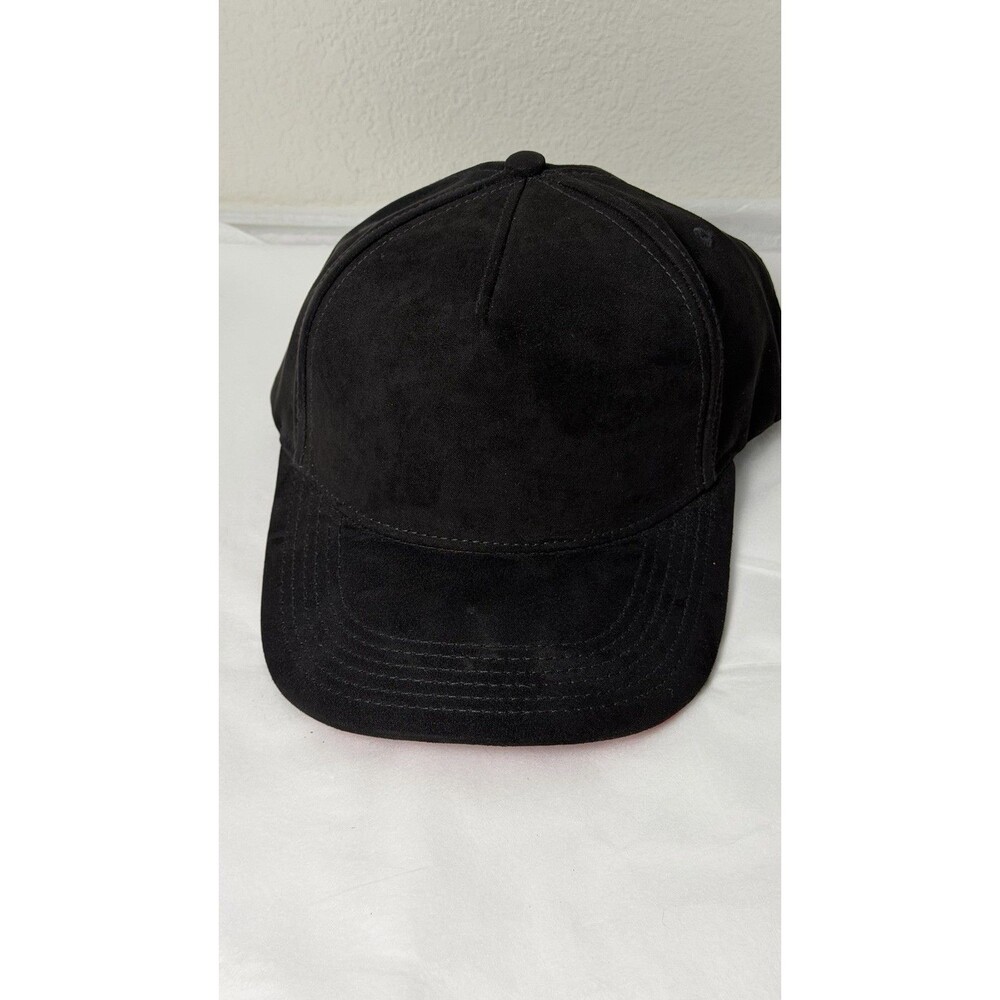 MAMCAPS Black Red Snapback Hat Adjustable Blank Plain Baseball Cap - Picture 2 of 5